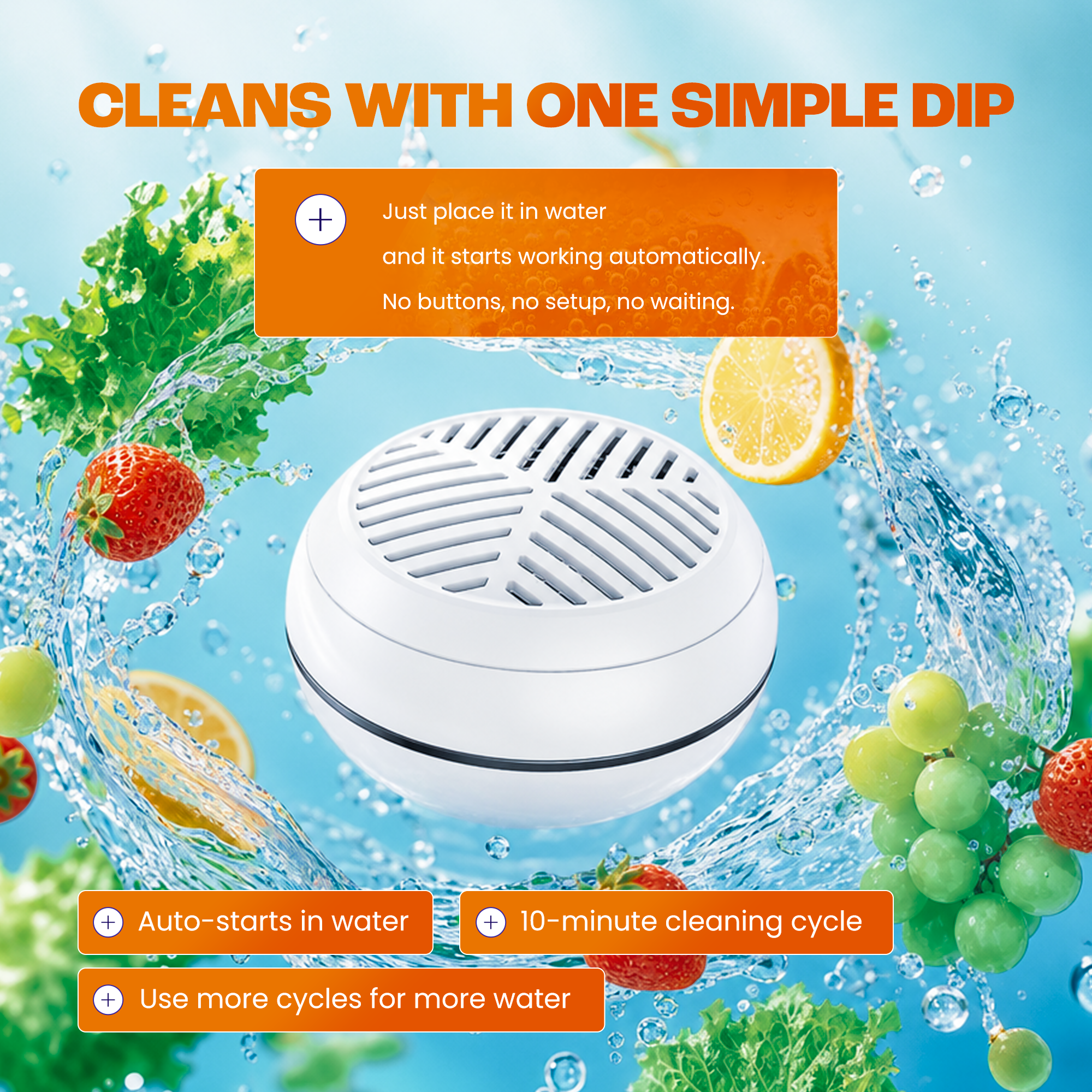 Portable Fruit Cleaner